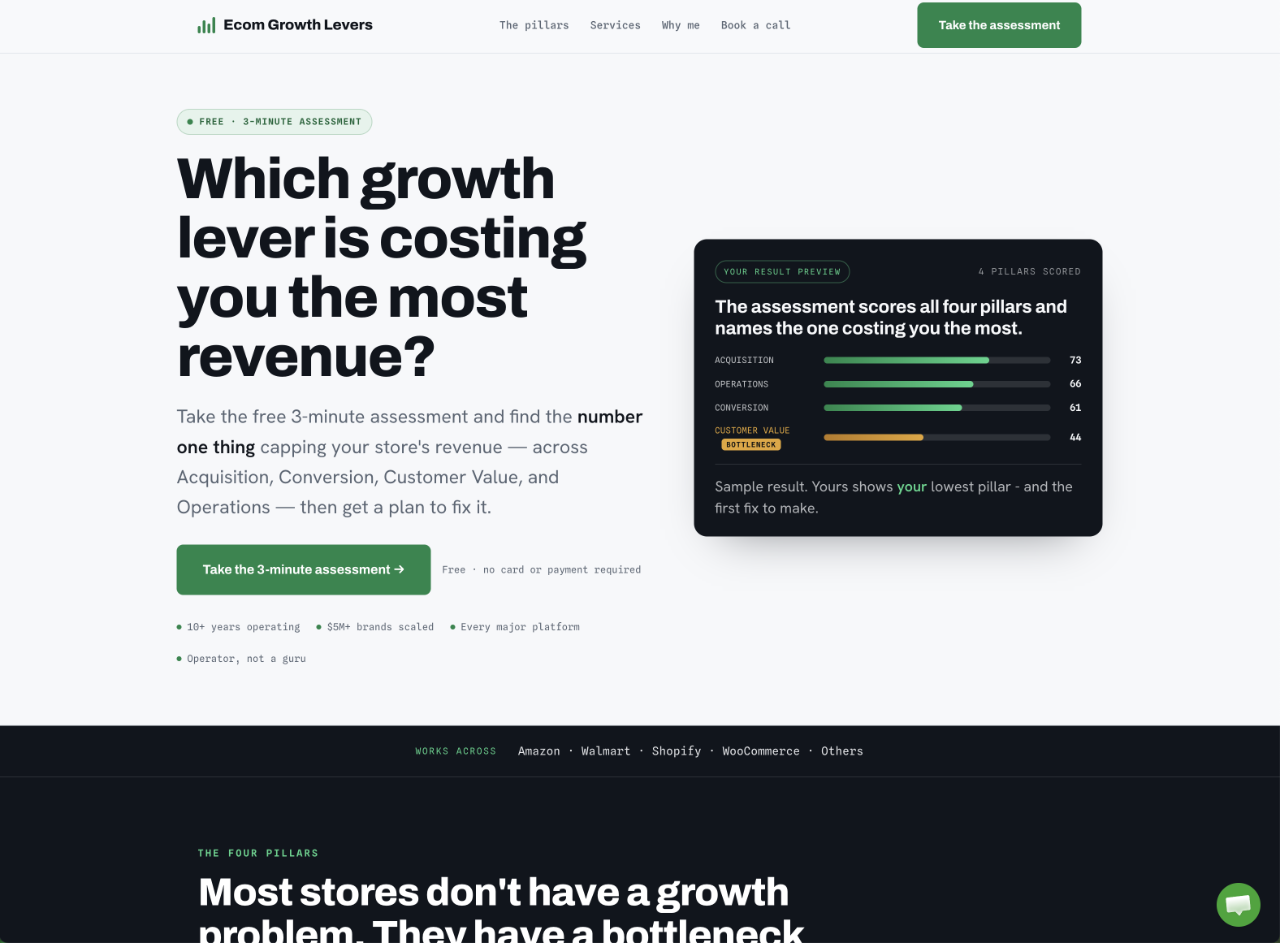 Preview of Ecom Growth Levers